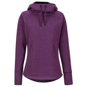 MARMOT Women's Deep Purple Fleece- Lined Hoodie - Size M